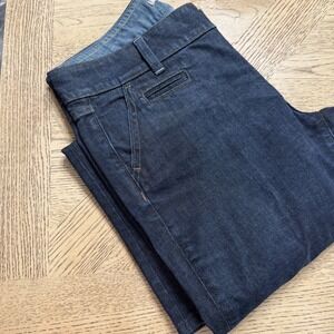 GAP Straight Leg Dark Wash Stretch Denim Jeans Women's Size 10